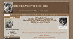 Desktop Screenshot of goldensunvalleydoodles.com